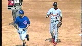 Dusty BakerTony La Russa spat CubsCardinals Sept 3 2003 [upl. by Haerb]