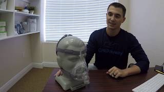 Demonstration and Review of the Simplus Full Face CPAP mask [upl. by Bernstein551]