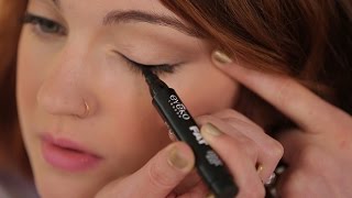 How To Apply Liquid Eyeliner for Beginners [upl. by Rothberg]