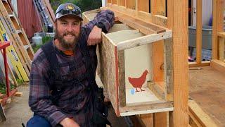 NESTING BOX  Chicken Coop PART 6 [upl. by Blumenfeld]