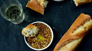 Toasted Garlic Olive Oil Bread Dip [upl. by Ahsaz]