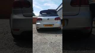 VW Golf mk6 16tdi straight through exhaust [upl. by Rillis896]