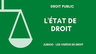 LEtat de droit [upl. by Teillo99]