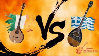 Greek Bouzouki vs Irish Bouzouki [upl. by Magena]