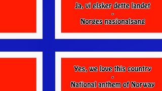 National anthem of Norway  Norges nasjonalsang NOEN lyrics [upl. by Emlynn]