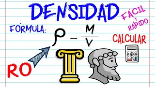 ⛵️ CALCULAR DENSIDAD Fácil y Rápido  FÍSICA [upl. by Aivuy]