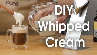 DIY whipped cream in 60 seconds [upl. by Enirac]