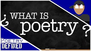 What Is Poetry PoetryDefined [upl. by Adelind102]