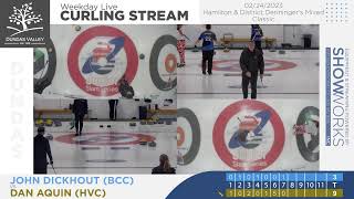 Hamilton amp District Denningers Mixed Curling Classic [upl. by Refennej]