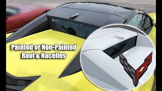 C8 CORVETTE HARDTOP CONVERTIBLE PAINTED or NON PAINTED ROOF amp NACELLES [upl. by Mcgraw817]