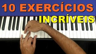 Top 10 Exercícios de Teclado para Iniciantes [upl. by Aloel625]