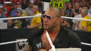 Raw Batista quits WWE [upl. by Chaddie]