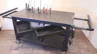 Building Welding Table  Workbench [upl. by Ardnaxila]