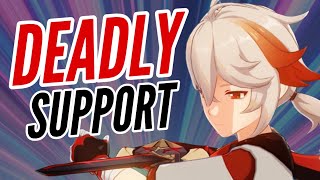 MAKE YOUR TEAM DEADLY WITH THIS KAZUHA BUILD  GENSHIN IMPACT GUIDE [upl. by Etnuahs]