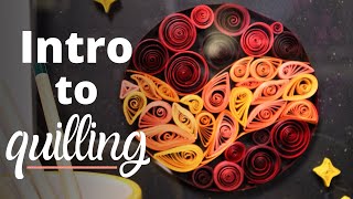 Paper Quilling for Beginners  Paper Crafts [upl. by Milinda]