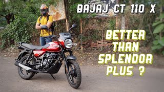 Bajaj CT 110X Review  Better Than Hero HF Deluxe [upl. by Lamond]