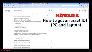 How to get an asset ID on Roblox OUTDATED [upl. by Llehsem]