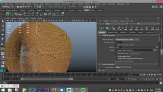 Maya 2016 tutorial  Basics of XGEN how to create Hair Fur Grass etc [upl. by Sidras]