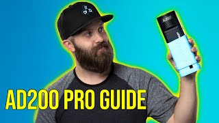 GODOX AD200 PRO FLASH GUIDE How to use the Flashpoint Evolv 200 Pro [upl. by Basso]