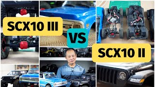 SCX10III vs SCX10 II  Which one is best Axial Crawler [upl. by Hadria]