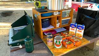 DIY compact Patrol Box  Camp Kitchen  Chuck Box [upl. by Kirkwood15]