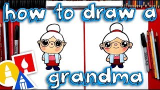 How To Draw A Cartoon Grandma [upl. by Eanrahc415]