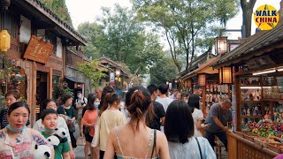 Walk China 4K  Broad and Narrow Alley  Chengdu Street Walking  Summer 2021 [upl. by Hamlen]