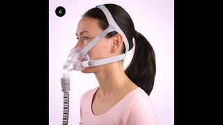 Hair care tips  Full face CPAP mask  ResMed AirFit™ F30 [upl. by Shelley395]