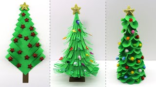 Albero di Natale di Carta 3 Idee con Tutorial [upl. by Eshman]