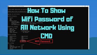 How to get any WIFI password without any software [upl. by Ellekram]