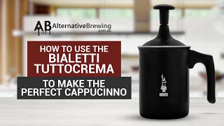 How to Use the Bialetti Tuttocrema Milk Frother [upl. by Hayden]