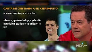 LA CARTA de Cristiano DEDICADA a El Chiringuito quotTenéis algo especialquot [upl. by Ubald]