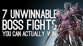 7 Unwinnable Boss Fights You Can Beat If Youre Good Enough [upl. by Cinelli376]