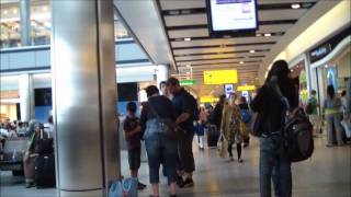 London Heathrow Airport Terminal 5 view and Walkthrough departure gates [upl. by Berti]