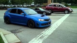 Straight pipe WRX STi take off [upl. by Plerre725]