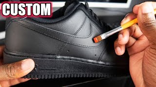 Custom AIR FORCE 1s SIMPLE [upl. by Sedecram]