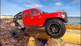 Tough RC Run at Granite Bay Axial SCX6 Honcho [upl. by Eniledam106]