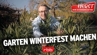 Garten winterfest machen  Horst sein Schrebergarten [upl. by Adnuhsat]