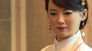 Femme bionique le robot chinois qui sait faire preuve de charme [upl. by Keviv]