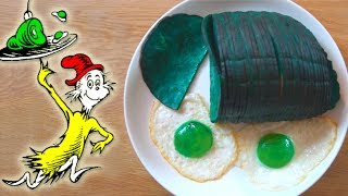 How To Make GREEN EGGS and HAM from Dr Seuss  Feast of Fiction [upl. by Laspisa]