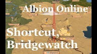 Albion Online  Caerleon to Bridgewatch fast almost safely [upl. by Loesceke63]