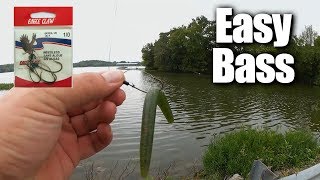 Easy Bass Fishing for ANYONE  Affordable Fishing for Beginners [upl. by Sema495]