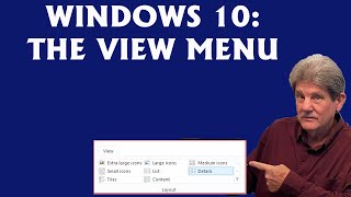 Windows 10 The View Menu [upl. by Premer]