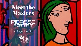 Meet the Masters  PICASSO Portrait  Art Project for Kids [upl. by Tniassuot]