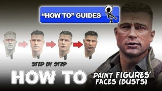 PAINTING FIGURES FACES  STEP BY STEP  BUSTS [upl. by Tdnerb]