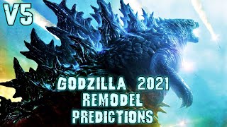 Godzilla 2021 Remodel Predictions V5  Kaiju Universe [upl. by Fortunio]