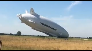 Airlander 10 CRASHES  Worlds Largest Aircraft Damaged [upl. by Pearson685]