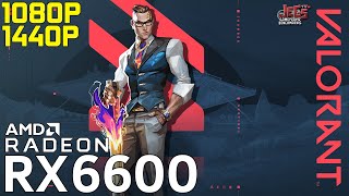 Valorant  RX 6600  1080p 1440p benchmarks [upl. by Ries]