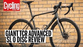 Giant TCR Advanced SL 0 Disc Review  Cycling Weekly [upl. by Arihsat]