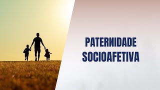 Paternidade socioafetiva [upl. by Ymac]